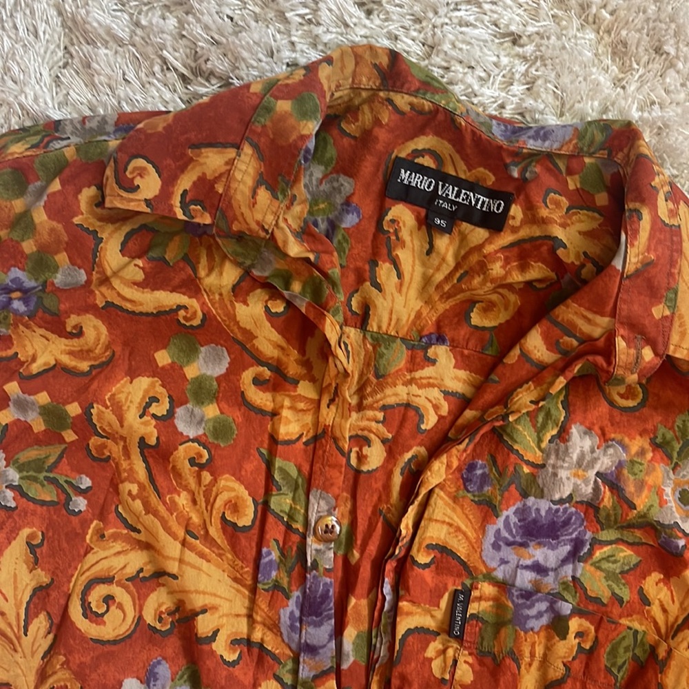 Vintage Patterned Button Up - image 2